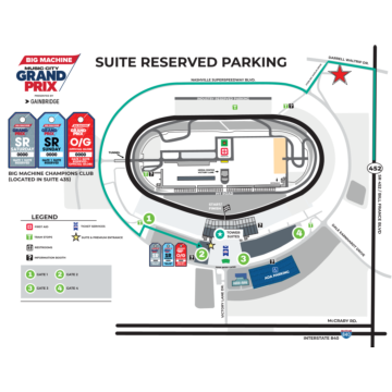 Suites Reserved Parking Map