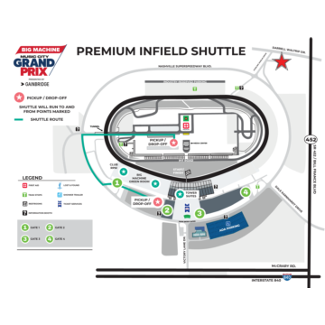 Premium Shuttle Map