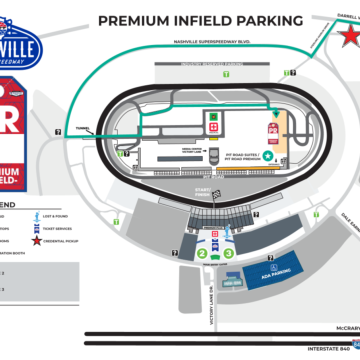 Premium Infield Parking Map